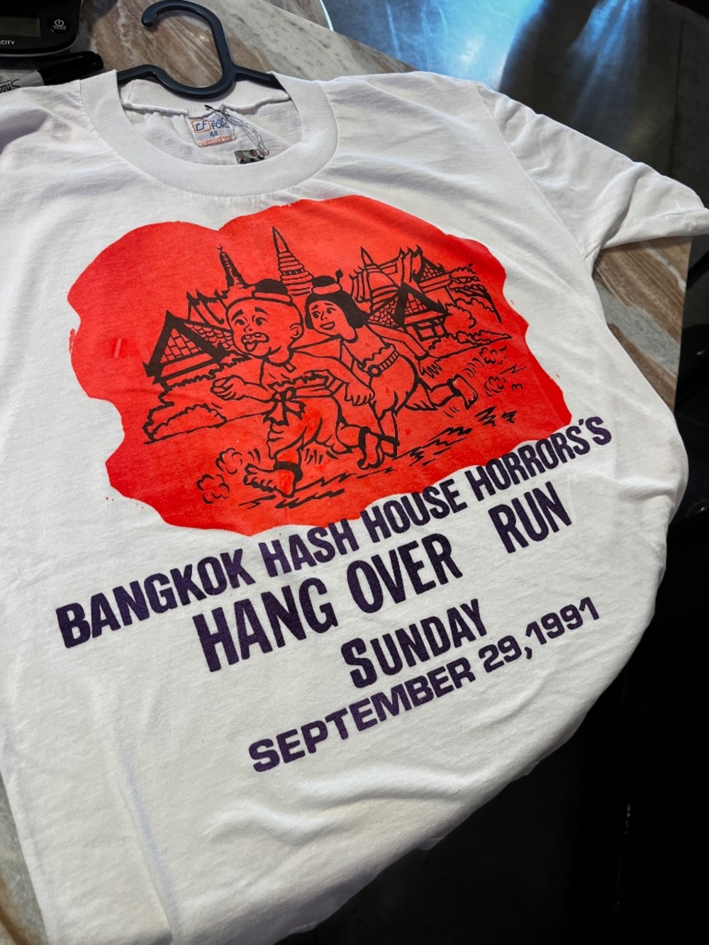 Vintage 1991 Bangkok Hash House Tee Shirt